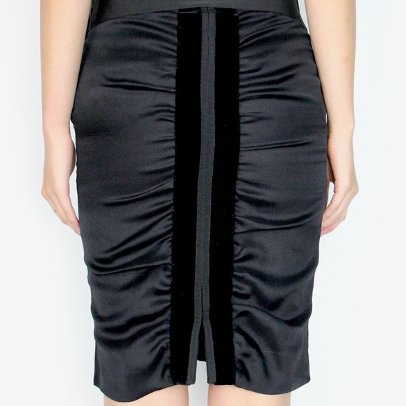 YSL Rive Gauche silk bow skirt - Picture 3 of 3
